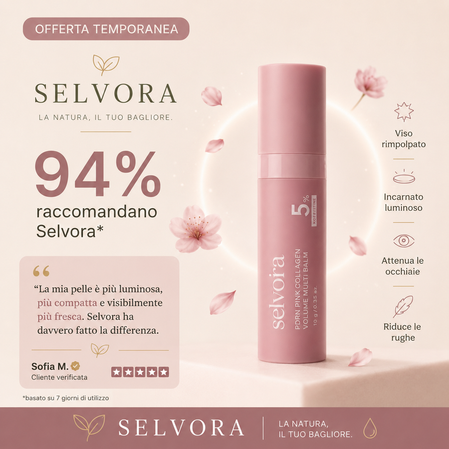 Il balsamo rimpolpante al PDRN · Collagene rosa
