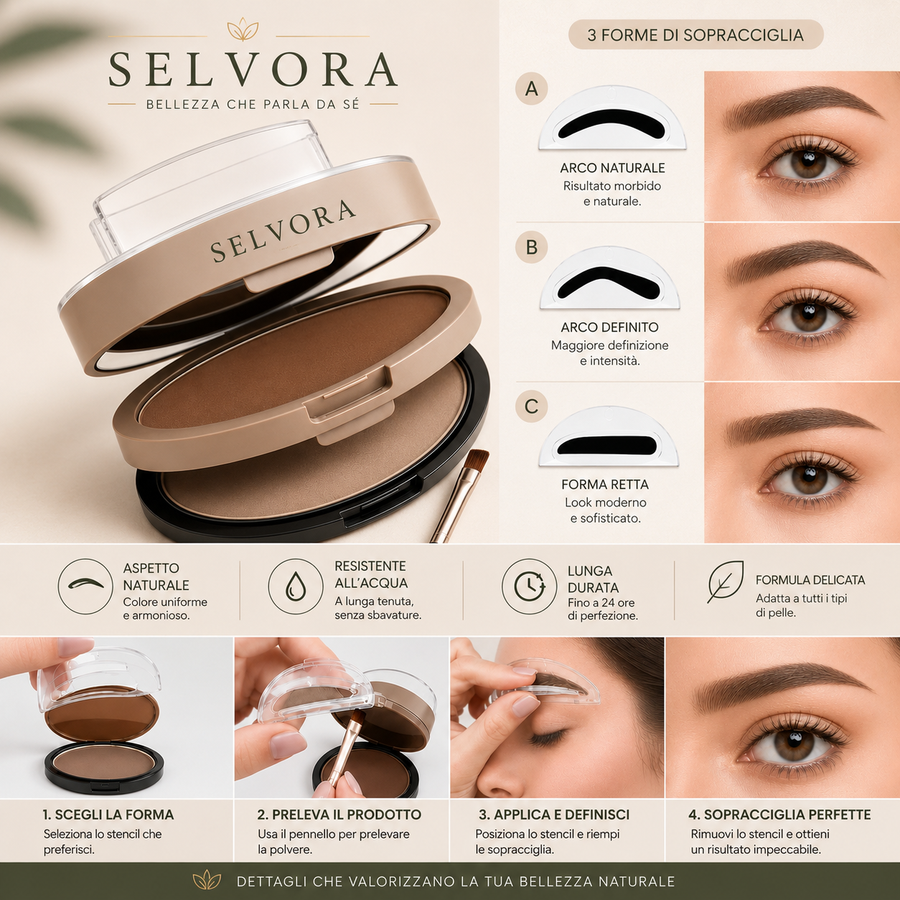 Selvora - Sopracciglia perfette e simmetriche in 5 secondi